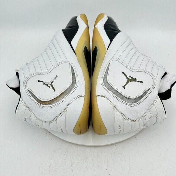 Nike Air Jordan B-2RUE Men Size 13 312523-106 White Metallic Silver Black Shoes - Picture 8 of 12